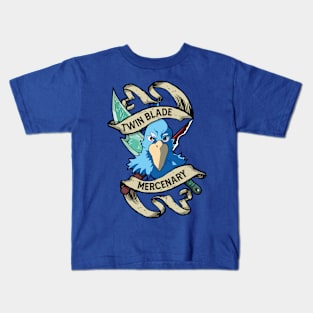 Twin Blade Mercenary Kids T-Shirt